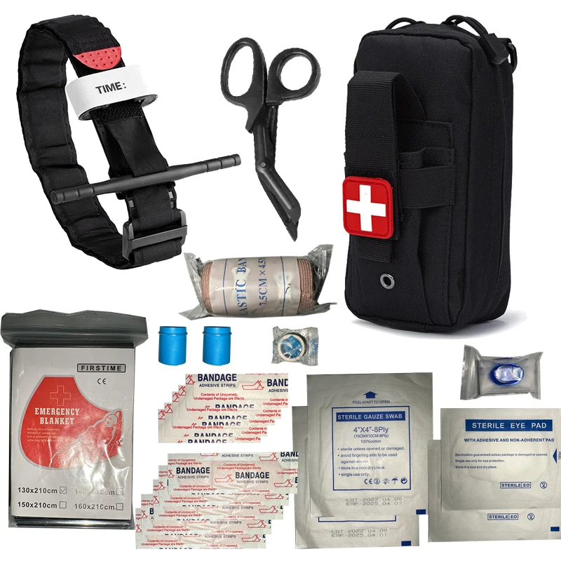 First Aid Bag Kit - IFAK Trauma Survival Kit First Aid