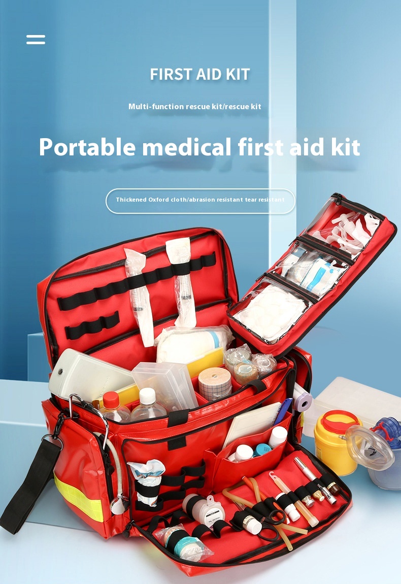 PVC First Aid Medical Kit, Wat - огляд і ціна First Aid Bag Kit