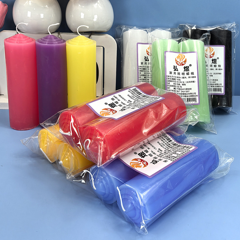 2pc 4.2x13cm Red Candle, House - огляд і ціна Power Outage Light