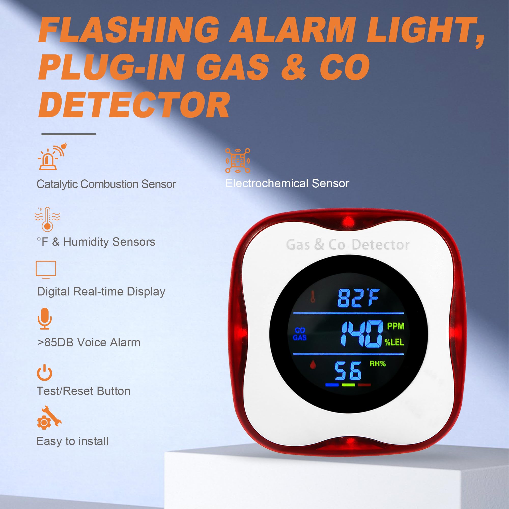 Combination Gas & Carbon Monox - огляд і ціна Co Detector Plug